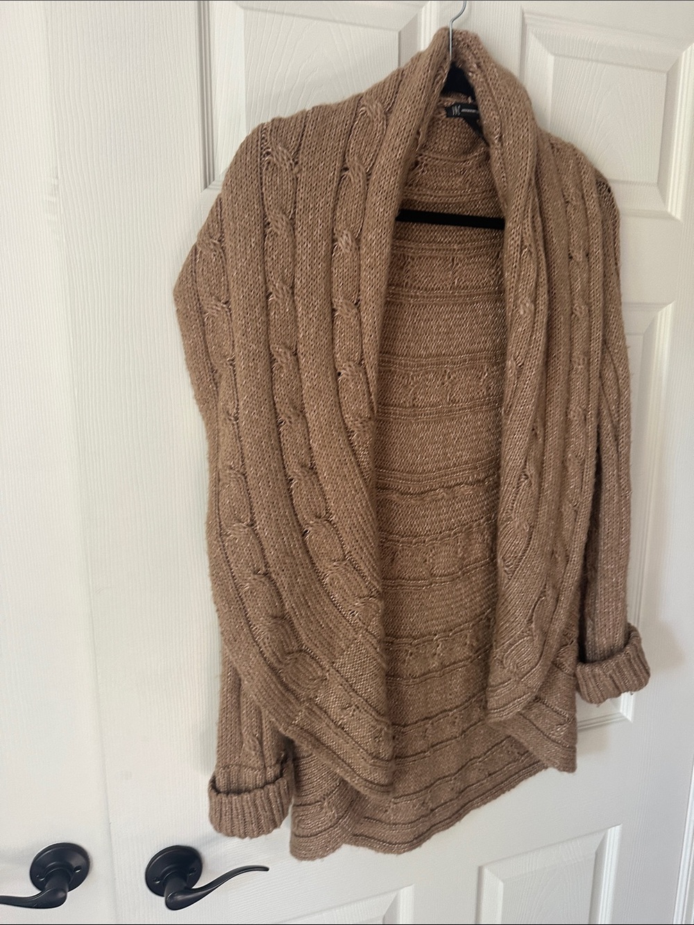 Beautiful shawl collar sweater by INC International Concepts
